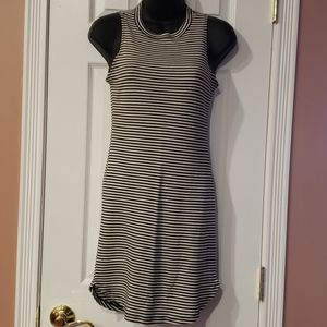 Stripped jersey dress